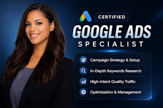 setup and manage your google ads adwords campaigns or audit sem