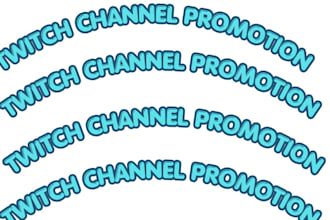 do profession twitch channel promotion to grow real viewers and followers