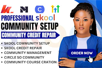 skool community setup skool community skool credit repair skool course creation