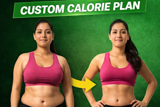 create a personalized calorie deficit meal plan for fast weight loss