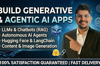 build generative and agentic ai apps with langchain, rag, huggingface and more