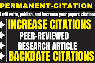 increase google scholar citation, scopus citation, backdated citation, h index