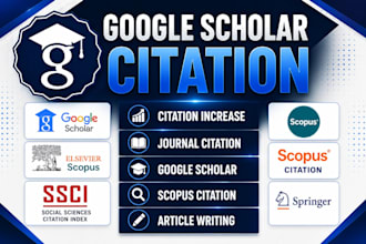 increase google scholar citation, scopus citation, backdated citation, h index