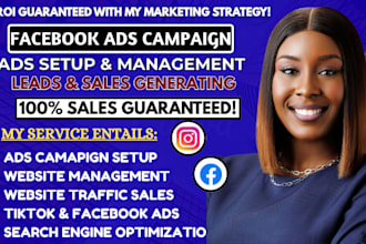 setup facebook ads and sales funnel for affiliate marketing leads and sales