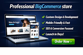 set up a professional bigcommerce store for your business