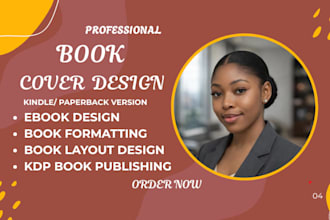 do book cover design, kdp cover design,  ebook cover design, book design