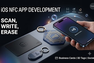 develop a native ios nfc app for digital business cards