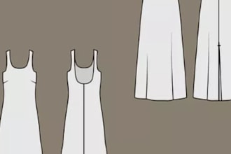 write step by step sewing pattern instruction illustrate the step pattern