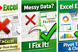 convert PDF to excel with pivot tables and charts