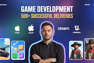 be your professional unity 2d and 3d game developer for mobile and PC