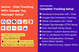 setup facebook capi server side tracking and google tag manager GTM