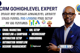 create gohighlevel website ghl email marketing ghl automation ghl landing page