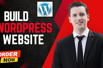 build a professional wordpress website design or redesign wordpress site