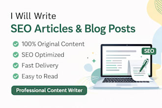 write professional articles and blog posts