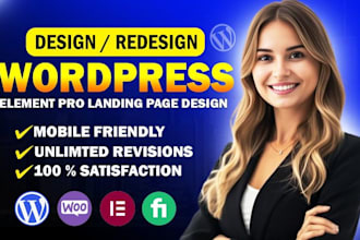 design clean and responsive wordpress website