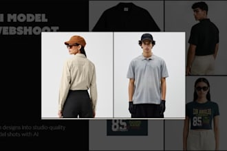 create stunning ai clothing model webshoot and lookbook retouch photoshop photos