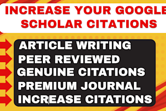 increase citation to google scholar