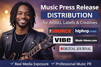music press release music pr distribution music promotion, artist press release