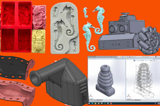 3d mold design injection mold silicone mold 3d cad design doll mold plastic mold