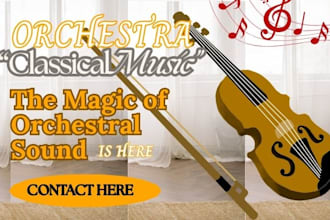 record and arrange live string orchestra, symphony orchestra, chamber orchestra