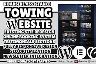 towing website roadside assistance website towing service website tow truck site