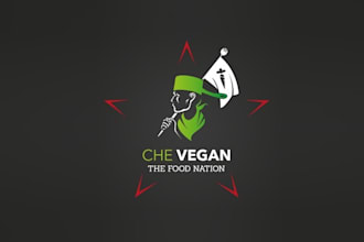 design traditional gorgeous vegan revolution logo