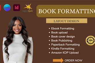 fix book, resize, book cover design, upload your book for amazon KDP