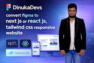 convert figma to react js responsive website