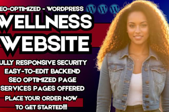 wellness website health and wellness website wellness brand site coaching site