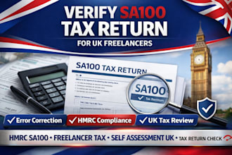 verify hmrc self assessment sa100 tax return for UK freelancers