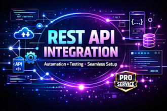seamlessly integrate, test, and automate any rest API for your website or app