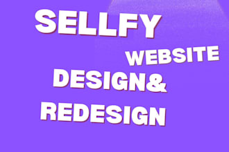 do sellfy website design and redersign