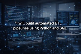 create data pipelines, etl workflows and API integrations