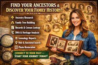 find ancestors, genealogy research, family tree, ancestry
