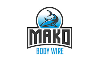create an awesome shark logo for body wire