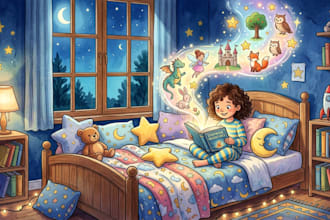 children story book illustration children book children story kids illustration