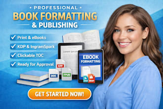 do book formatting ebook design for print book layout design kindle format