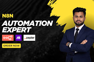 build n8n ai automation, workflow, ai agent and shopify automation