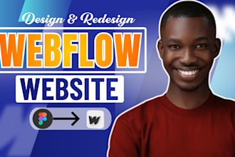 design and redesign webflow website, webflow developement, redesign webflow site
