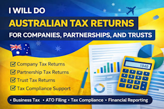 do australian tax returns for companies, partnerships, and trusts