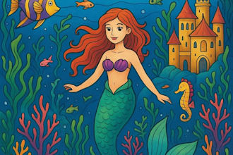 design coloring book pages and book cover for KDP