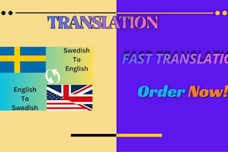 professional translation in english to swedish and swedish to english