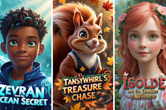 illustrate children story book illustration and KDP book illustrator