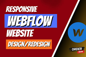 design, redesign and develop webflow or wordpress website