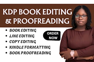 copyedit and proofread contemporary romance, fantasy, thriller novel for kdp
