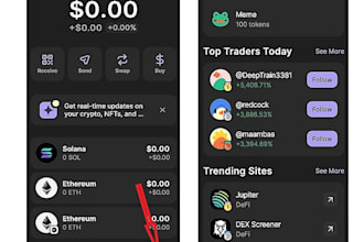setup crypto wallet app,sol token wallet app,phantom wallet, wallet tracker bot