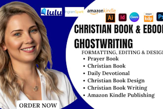 format, design christian ebook, daily devotional, prayer journal christian book