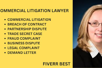 write commercial dispute complaints for fraud, trade secrets, and business cases
