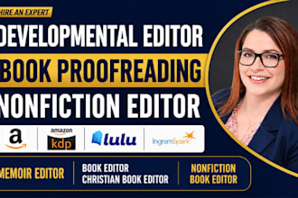 developmental edit, proofread memoir, christian book, nonfiction book editor