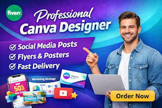 canva website design landing page website design